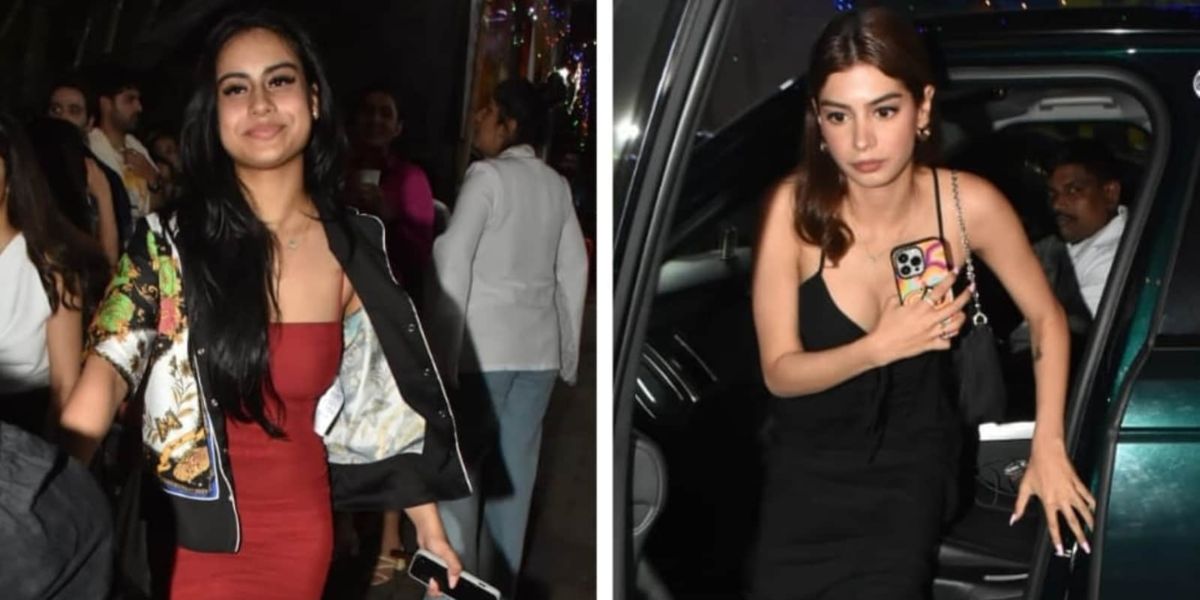 Khushi Kapoor and Nysa Devgn looked breathtaking as they partied together in the city last night